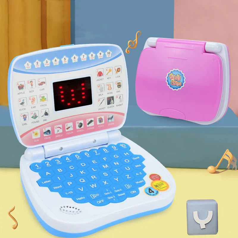 ! BrightMind Kinder Leer Laptop – Educatieve Speelcomputer met Spelletjes